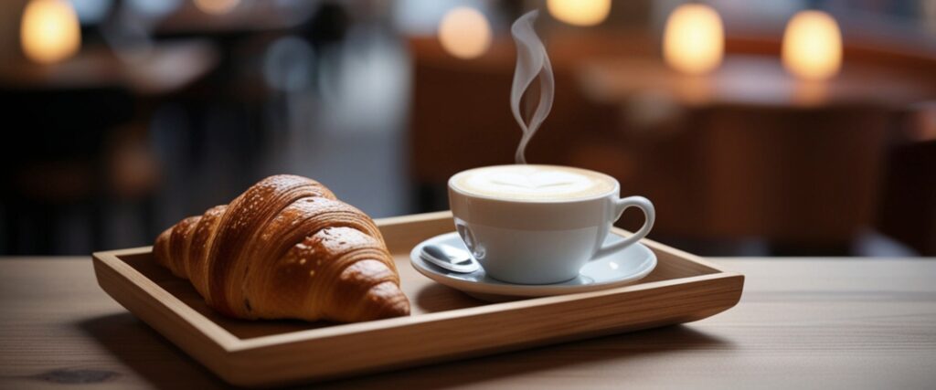 Perfect Weekend Morning Routine Coffee Pastry at Vanilla Cafe PA